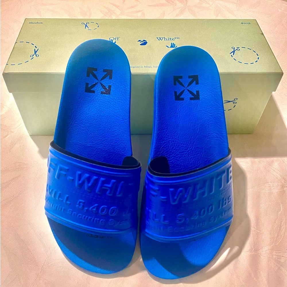 100% Authentic Off-White HF Pool Slide (W)
